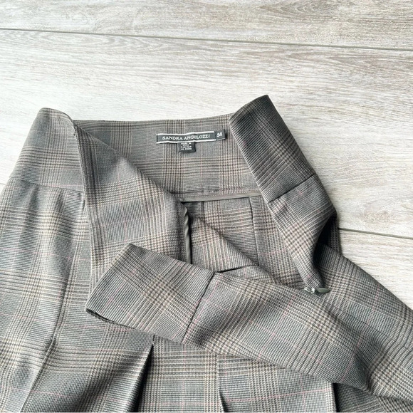Sandra Angelozzi Pleated Academia Plaid  Skirt - Picture 6 of 9